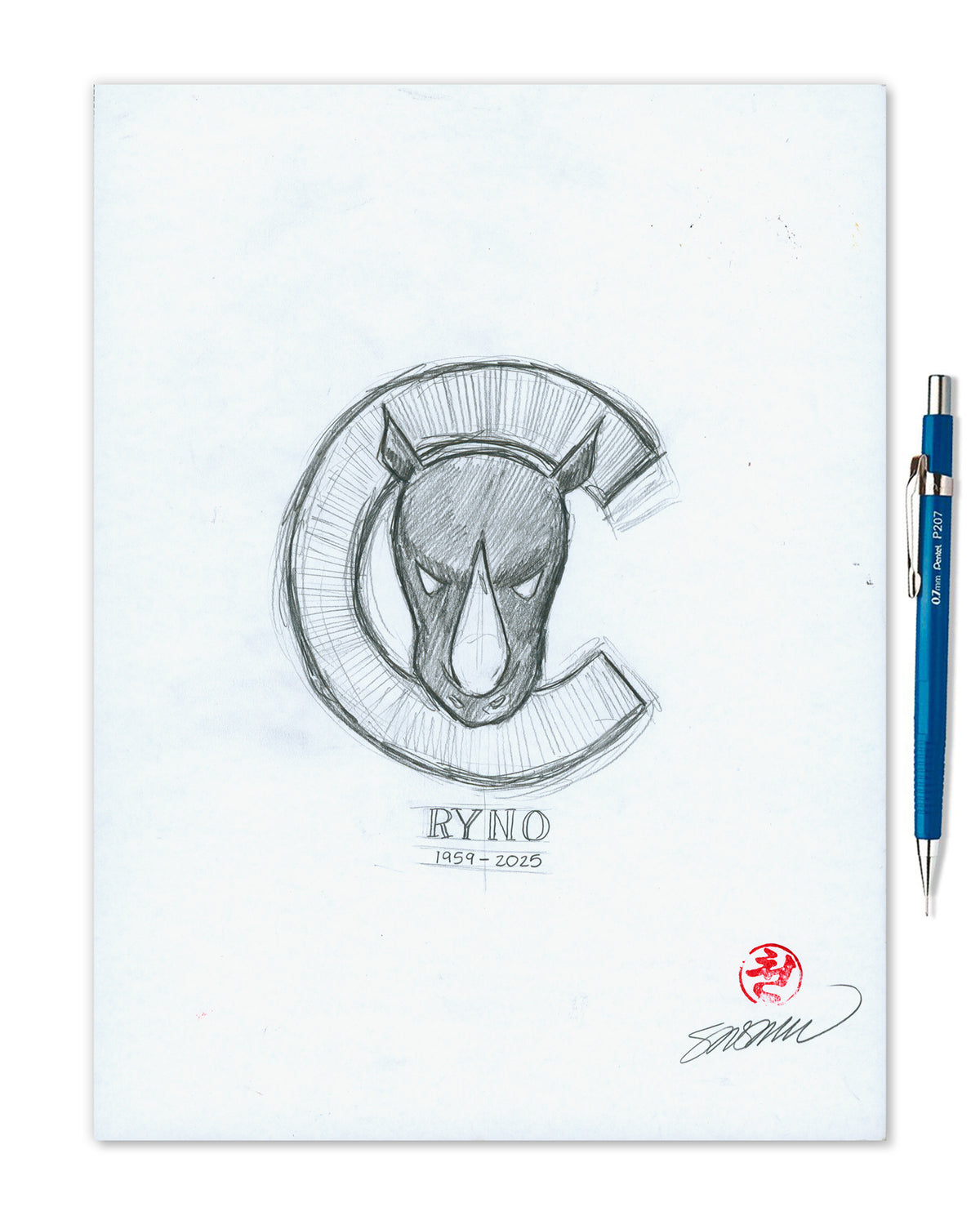 Remembering Ryno Original Artwork