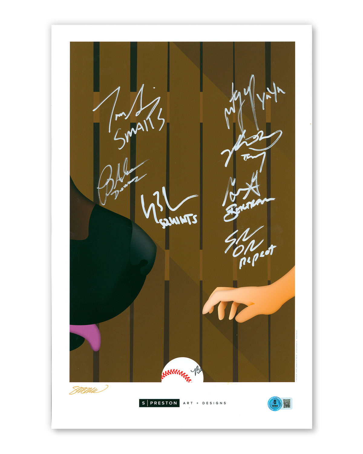 Minimalist Sandlot Print - Cast Autographed (Authenticated)
