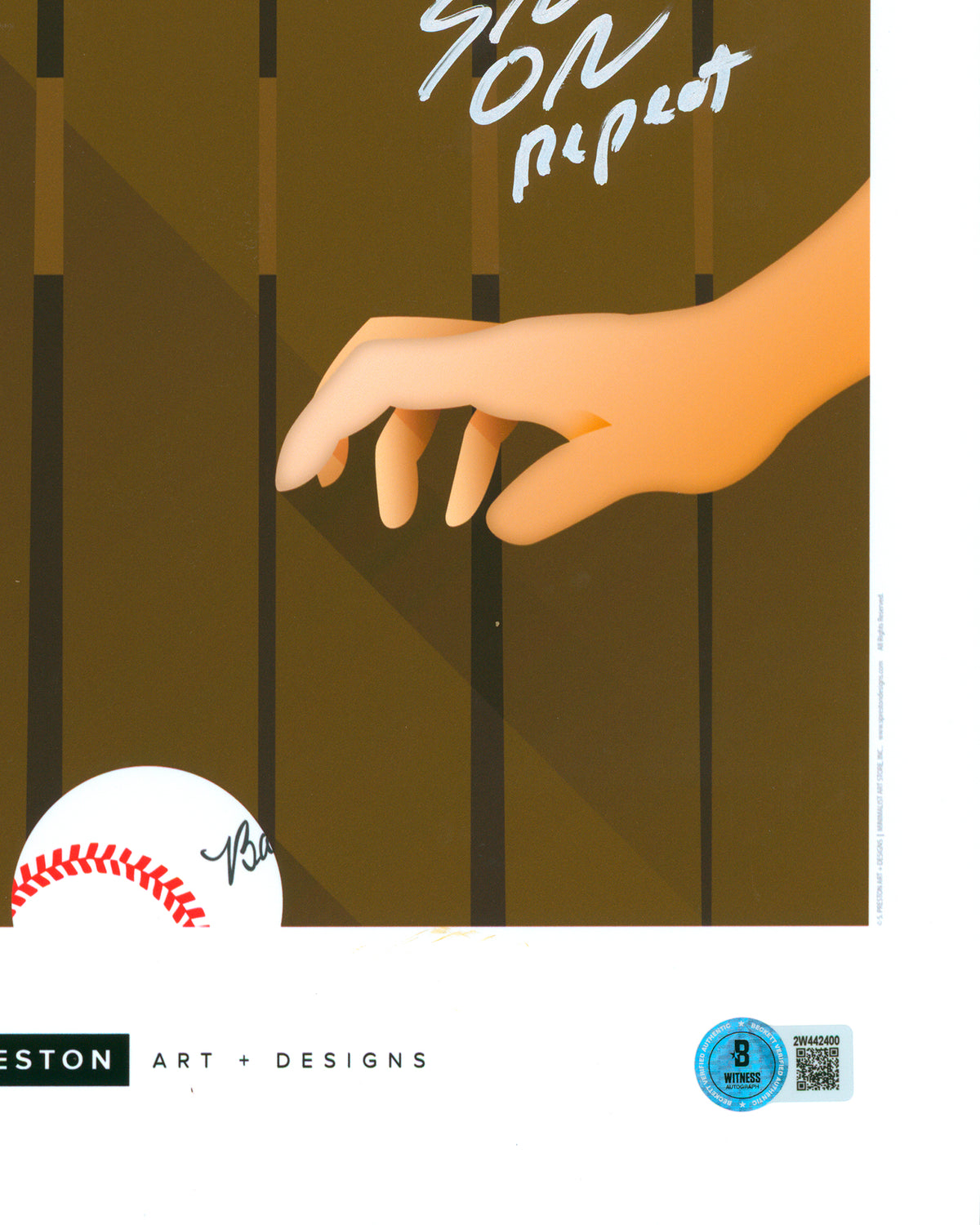 Minimalist Sandlot Print - Cast Autographed (Authenticated)