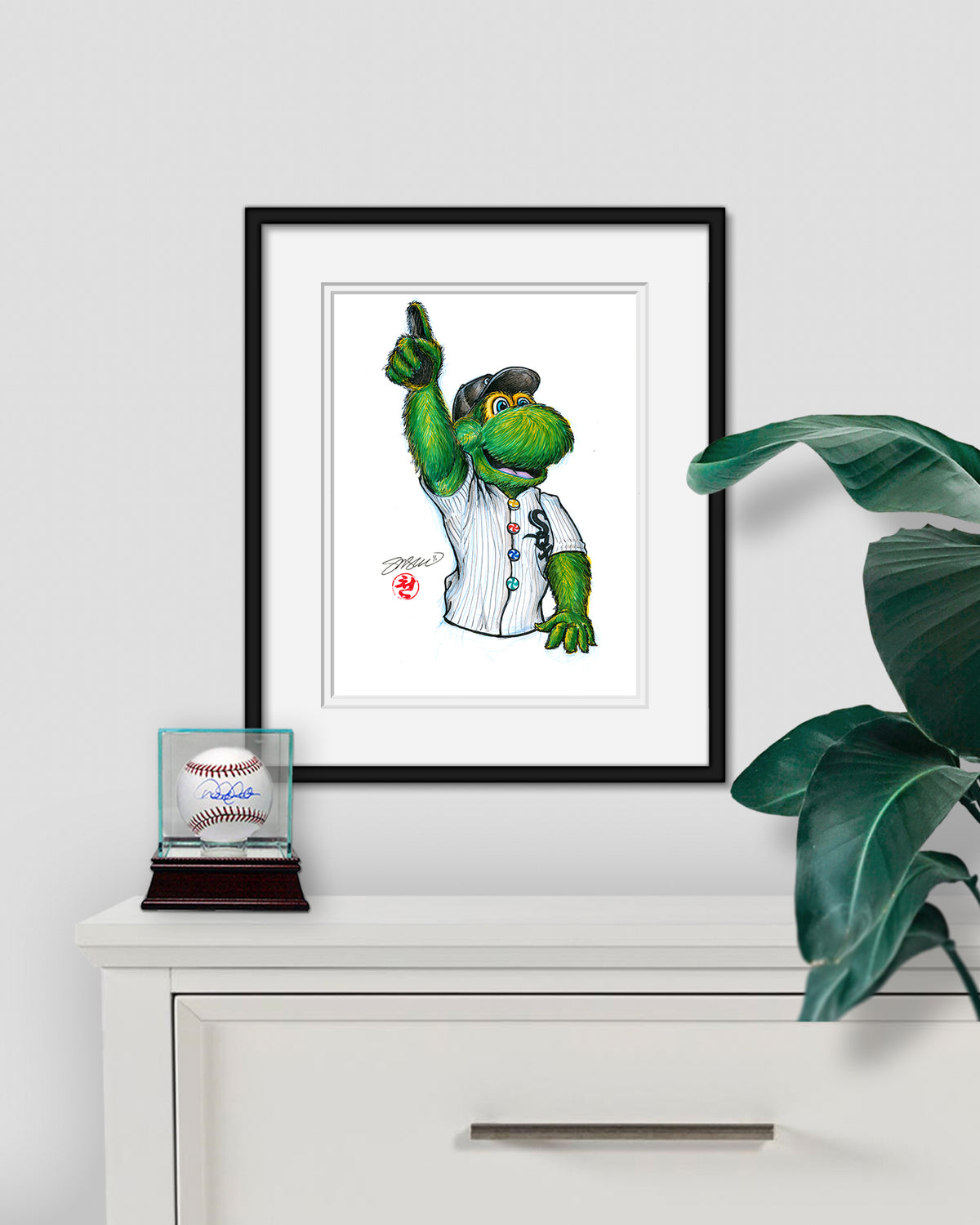 Chicago White Sox Mascot Southpaw - Original Mascot Artwork