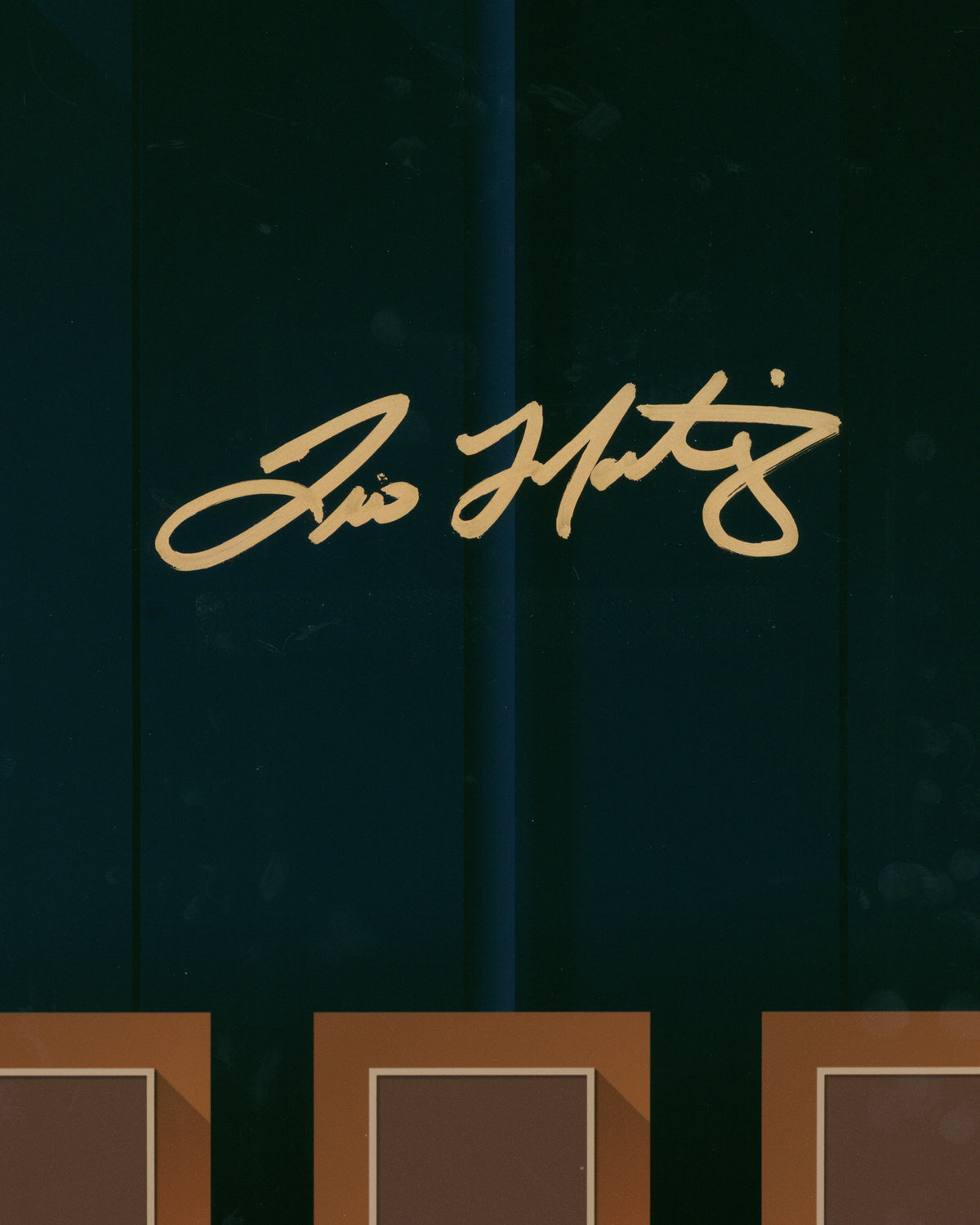 Minimalist Yankee Stadium Print - Don Mattingly Autographed - Authenticated