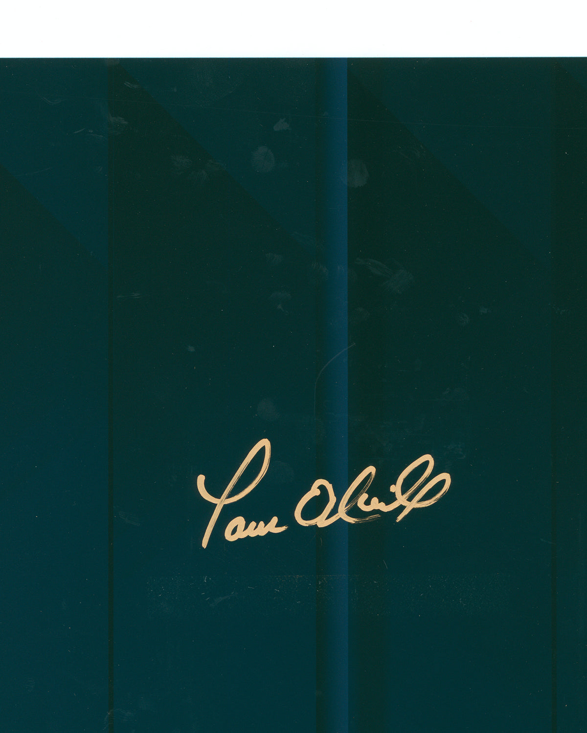 Minimalist Yankee Stadium Print - Paul O'Neil Autographed - Authenticated
