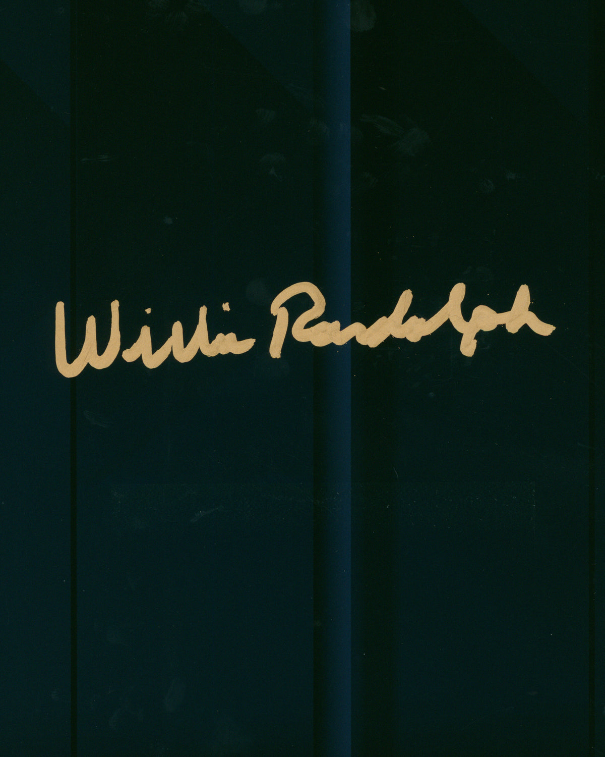 Minimalist Yankee Stadium Print - Willie Randolph Autographed - Authenticated