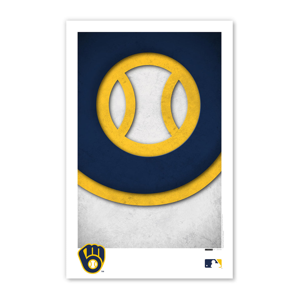 Minimalist Logo - Milwaukee Brewers