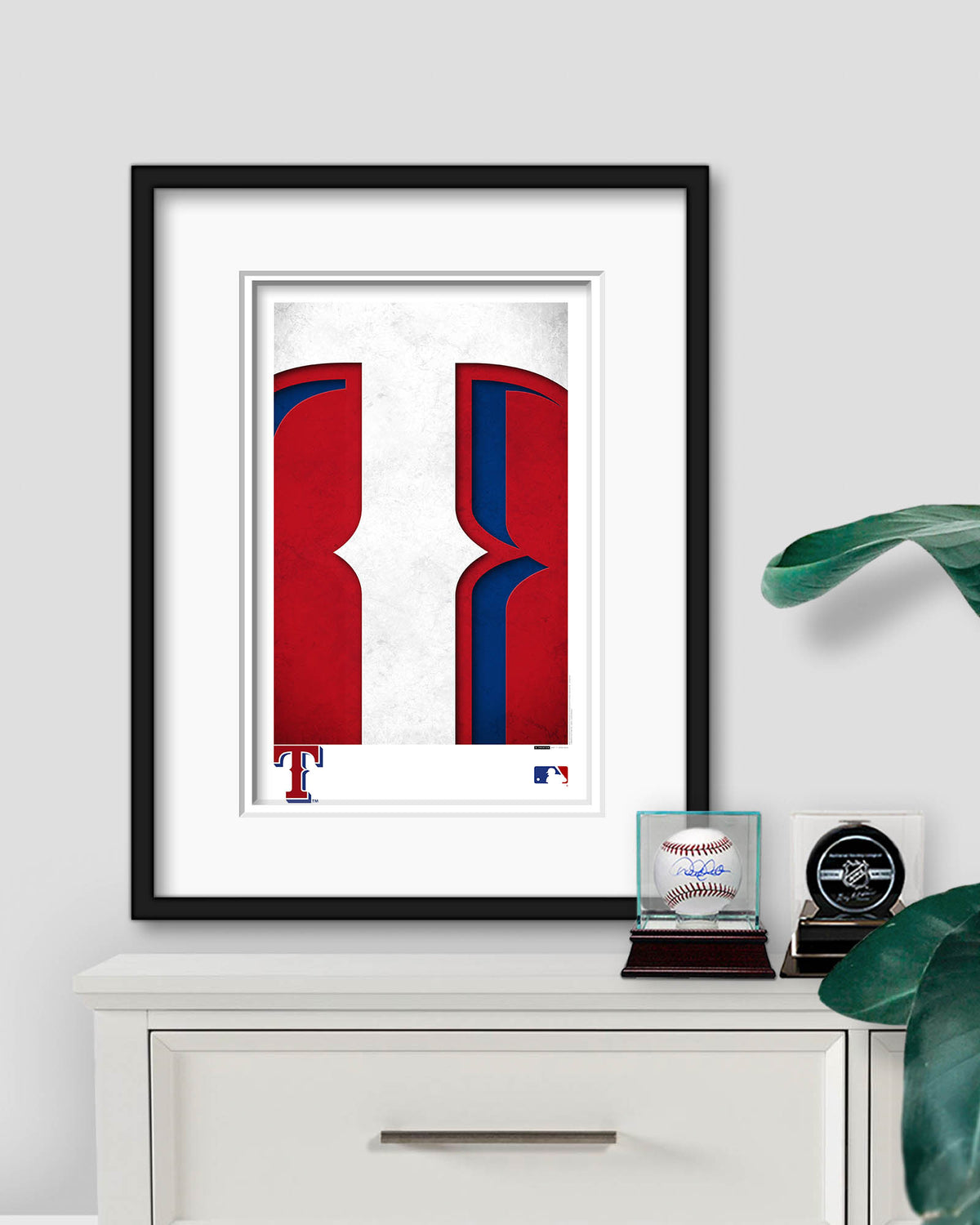 Minimalist Logo - Texas Rangers