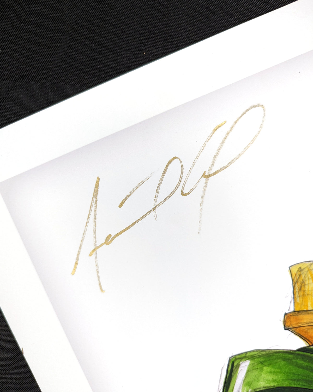 Minimalist 2023 World Series Marvin the Martian Signature