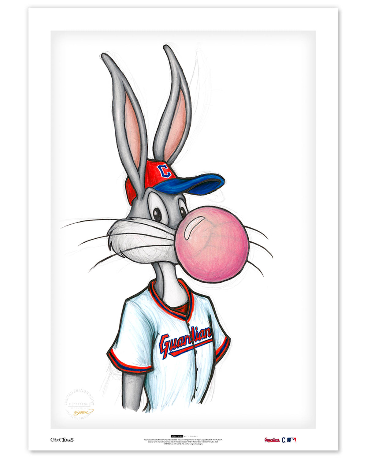 Bubblegum Bugs x MLB Guardians Limited Edition Art Print