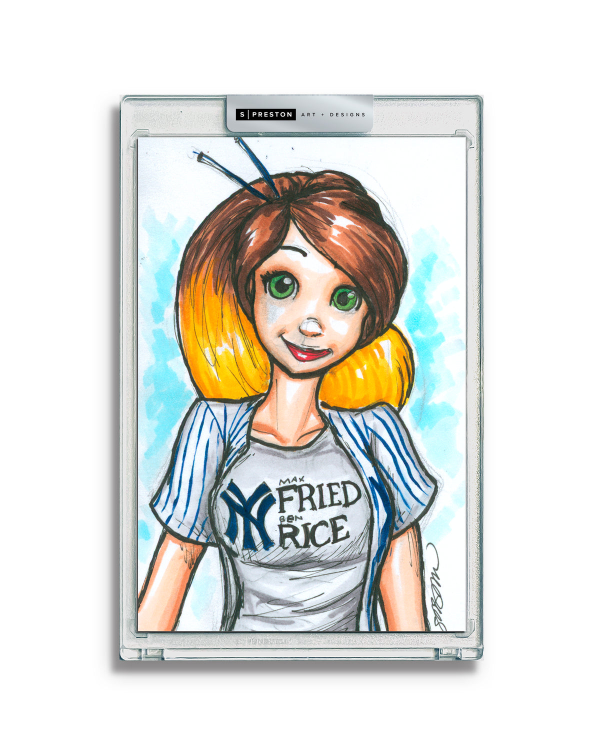 WinS® Every Day Konni Mackenzie Original Art Slab - Yankees 2026