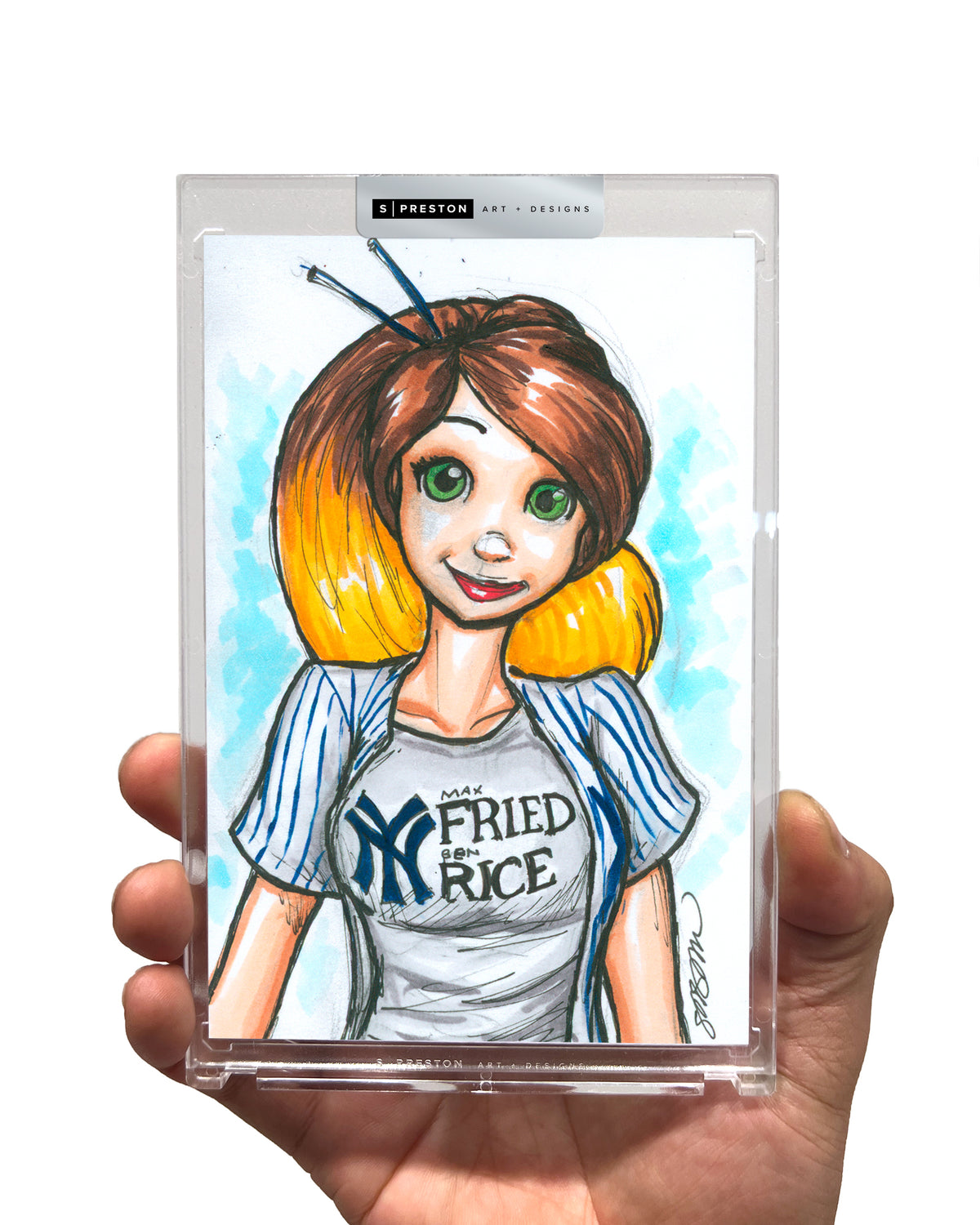 WinS® Every Day Konni Mackenzie Original Art Slab - Yankees 2026