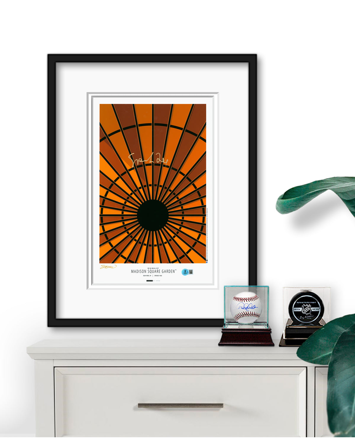 Minimalist Madison Square Garden - Spike Lee Autographed Poster Print - Authenticated