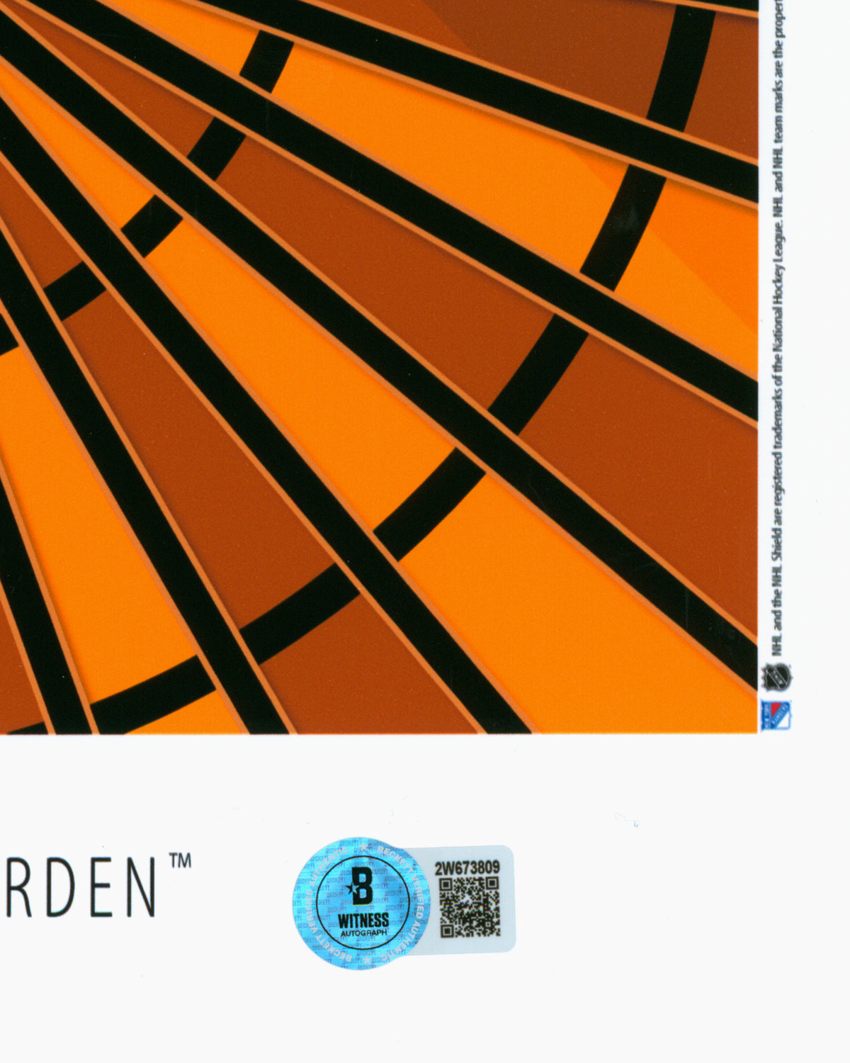 Minimalist Madison Square Garden - Spike Lee Autographed Poster Print - Authenticated