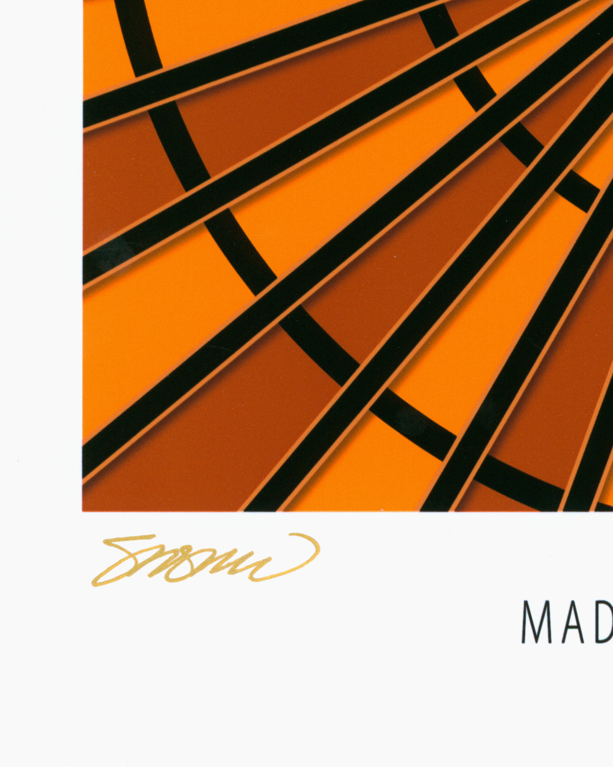 Minimalist Madison Square Garden - Spike Lee Autographed Poster Print - Authenticated