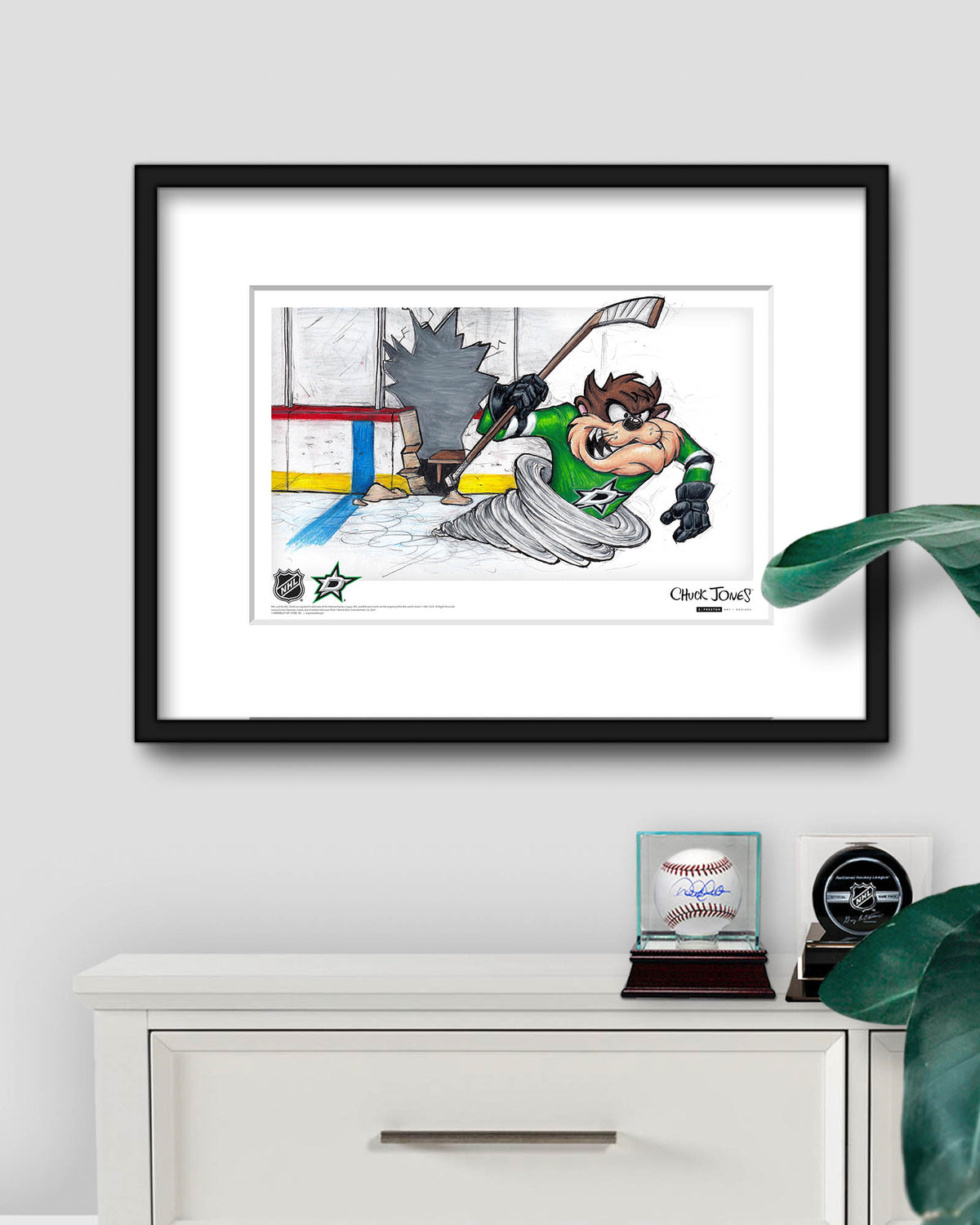 Tazmanian Line Change x NHL Stars Tazmanian Devil Limited Edition Art Print