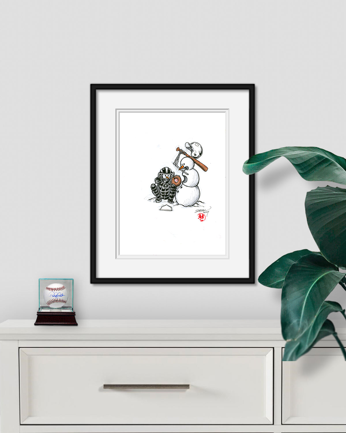 Team Frosties 2024 Ink Sketch Original Art