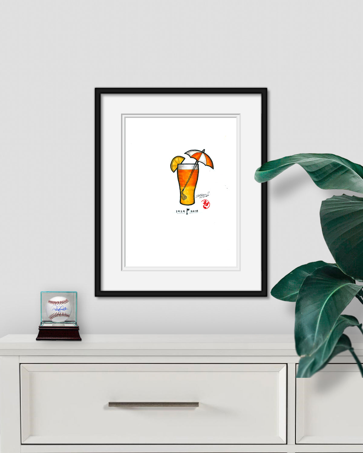 Remembering Arnold Palmer Original Tribute Sketch