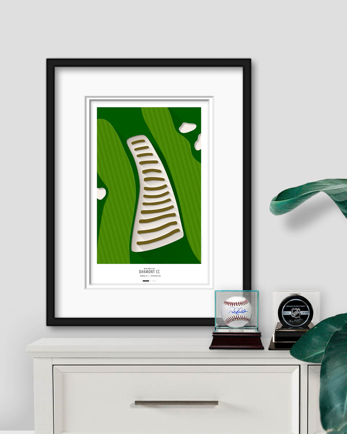 Minimalist Oakmont Country Club Art Print