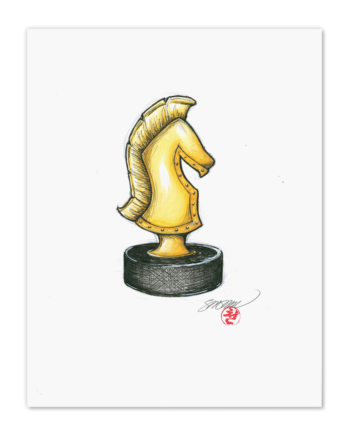 2021 NHL Las Vegas All Star Game Original Artwork