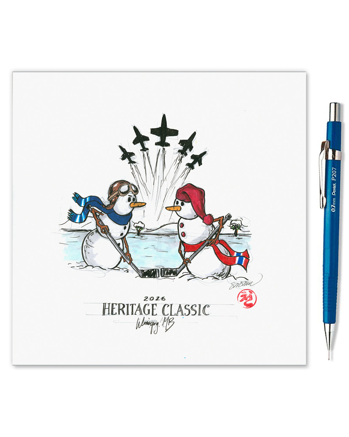 2026 NHL Heritage Classic Limited Edition Art Prints