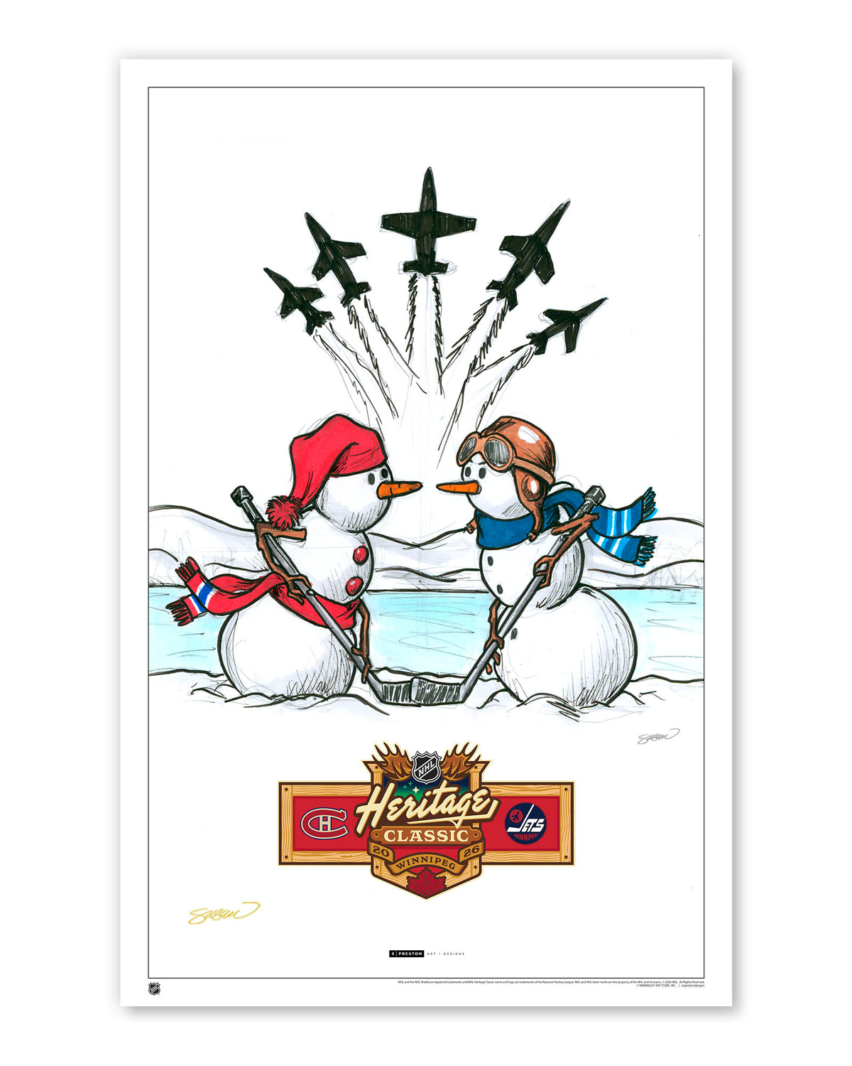 2026 NHL Heritage Classic Limited Edition Art Prints