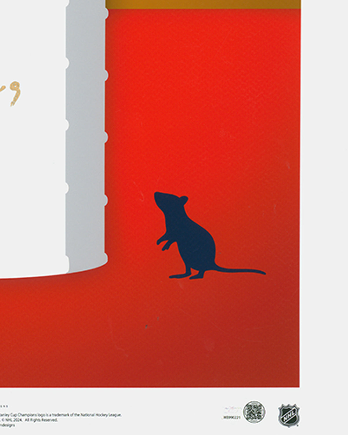 Minimalist 2024 Stanley Cup Florida Panthers Print - Tkachuck & Bobrovsky Autographed  - Authenticated (Copy)
