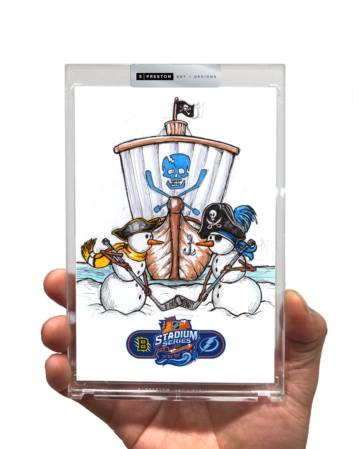 2026 NHL Stadium Series Sketch Limited Edition Art Prints