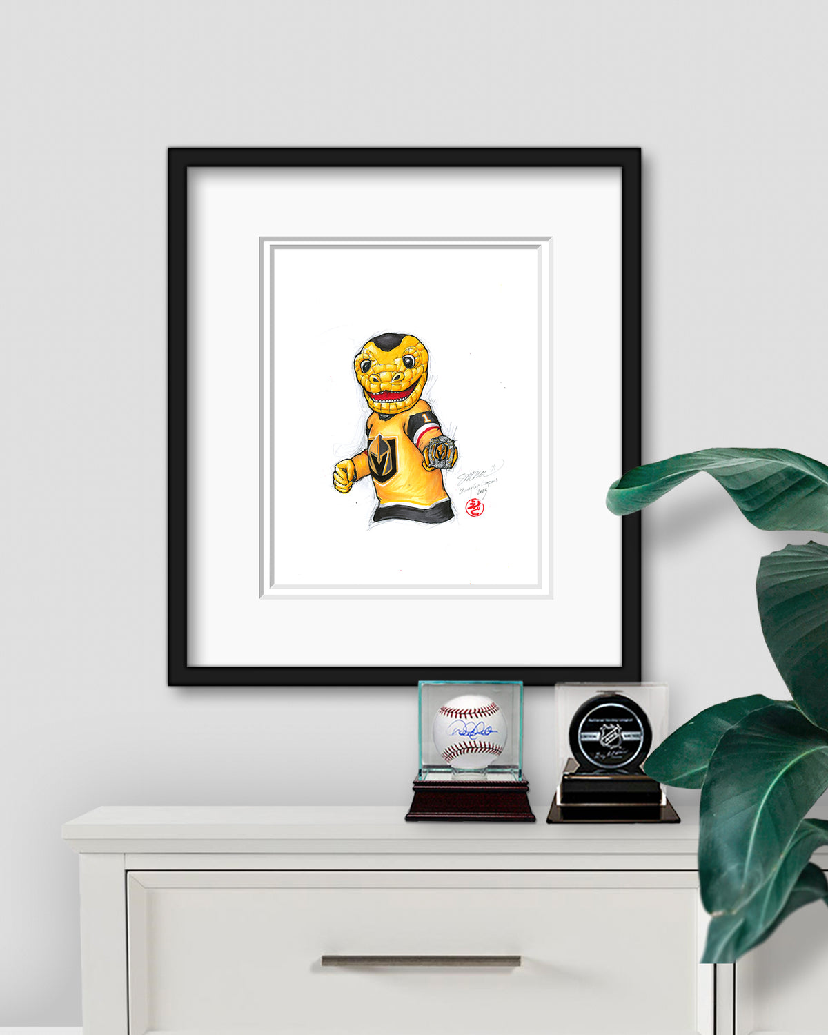 Chance - Vegas Golden Knights Stanley Cup Champions Original Art