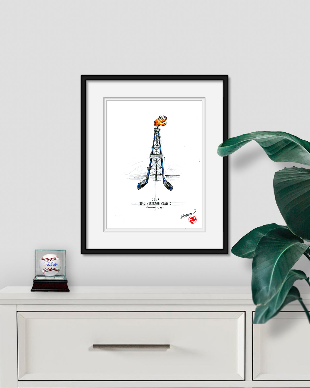 2023 NHL Heritage Classic Original Artwork