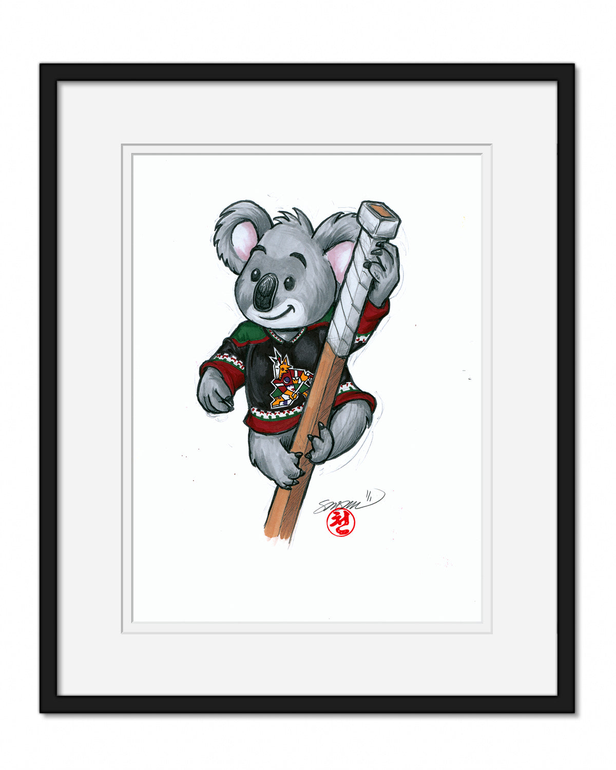 2023 NHL Global Series Melbourne - Arizona Coyotes Original Art