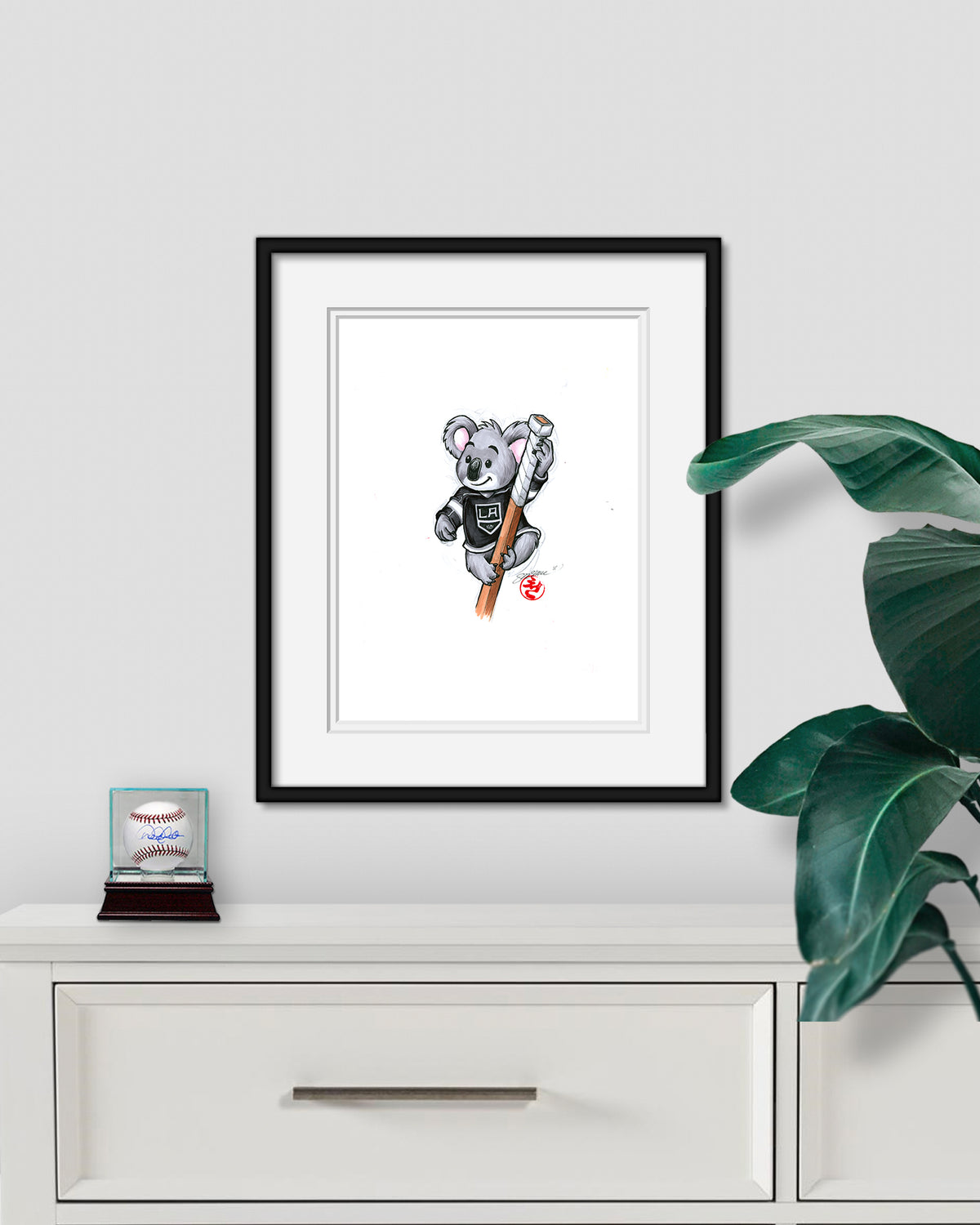 2023 NHL Global Series Melbourne LA Kings Original Art