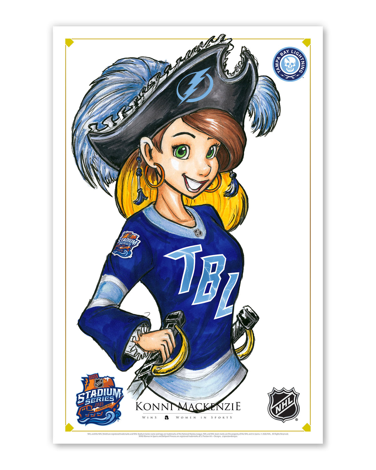 WinS® Konni Mackenzie Stadium Series 2026 Tampa Bay Art Print