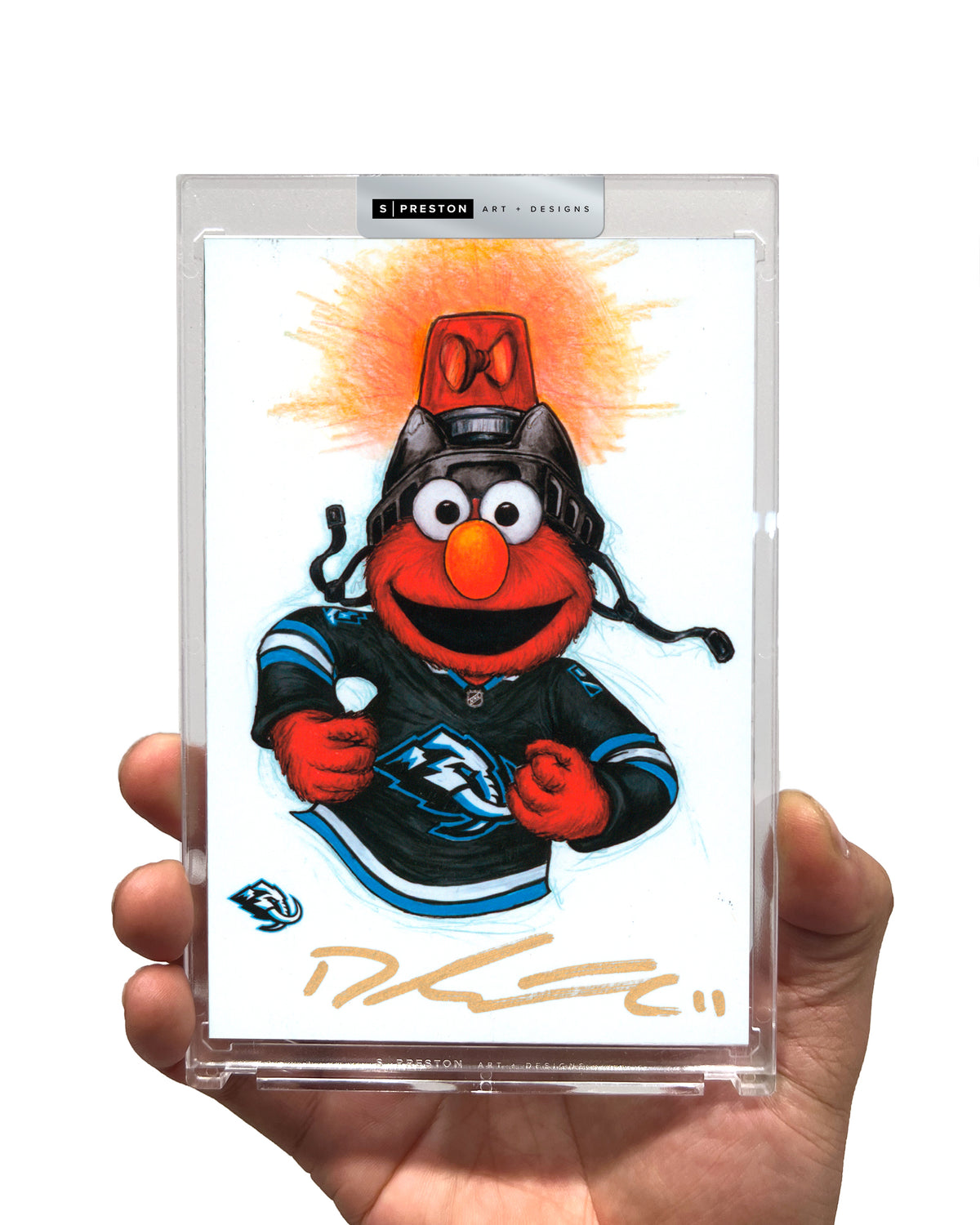 Elmo Loves Goals! x Mammoth - Dylan Guenther Autograph Slab - Authenticated