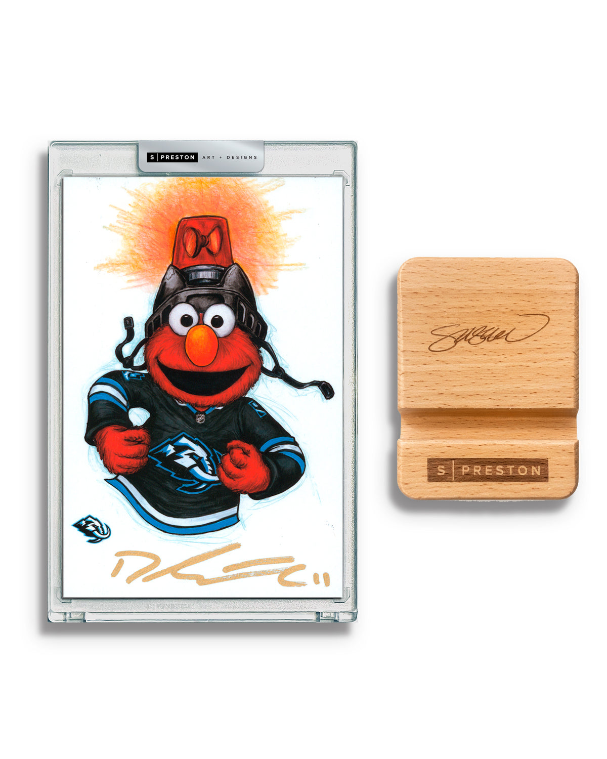 Elmo Loves Goals! x Mammoth - Dylan Guenther Autograph Slab - Authenticated