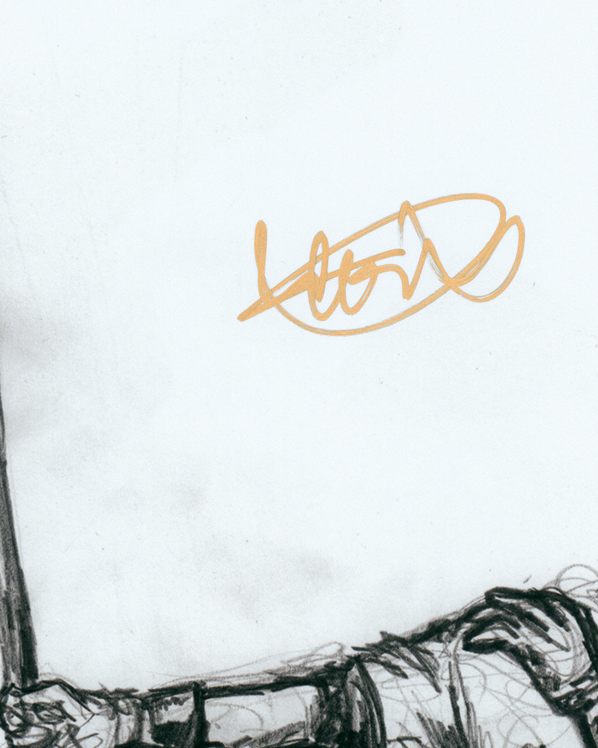 Welcome Back To Seattle Sketch - Ichiro Suzuki Autographed Print - Authenticated