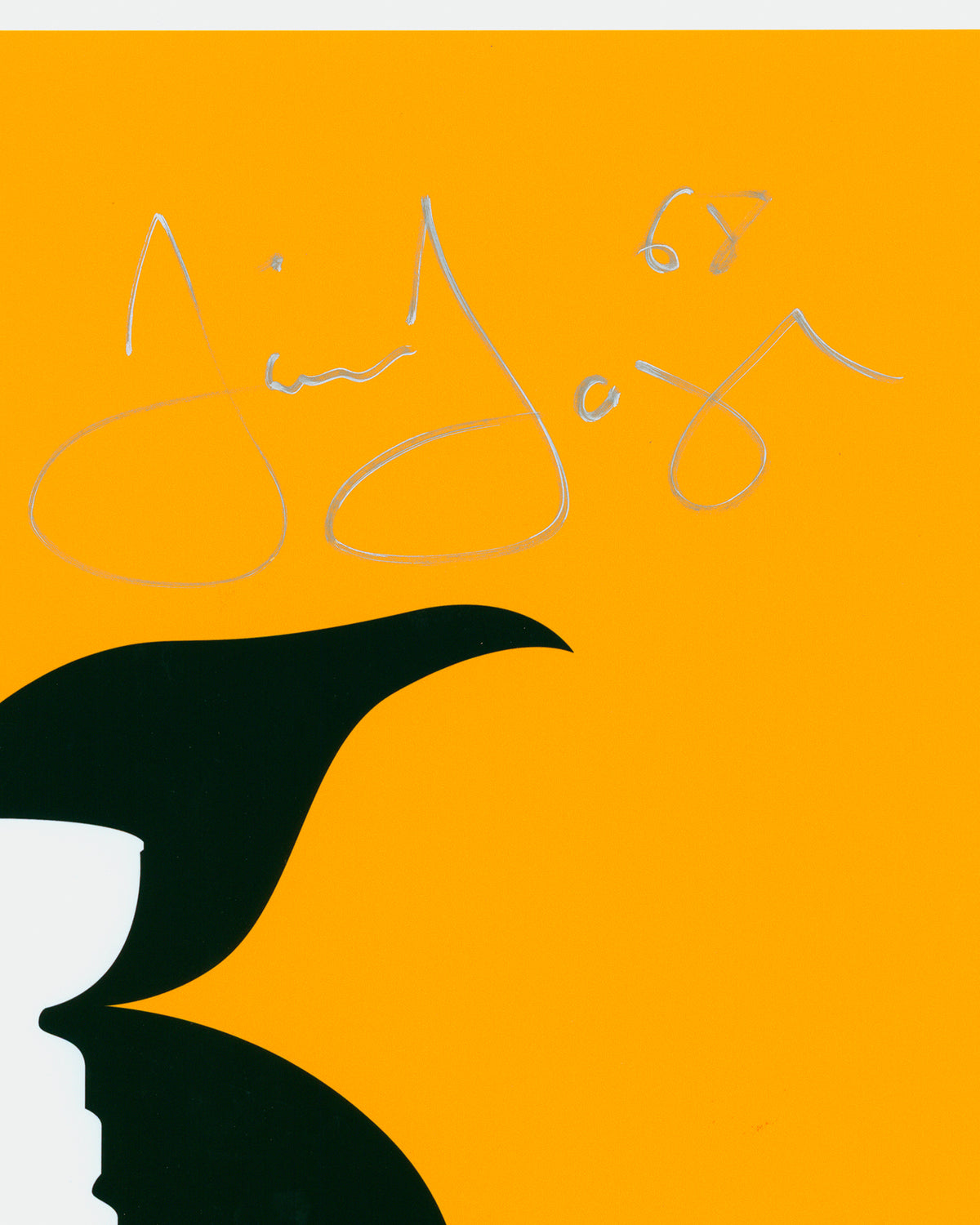 Minimalist Penguins Champions Trophy Artwork - Jaromir Jagr Autographed - Poster Print - Authenticated