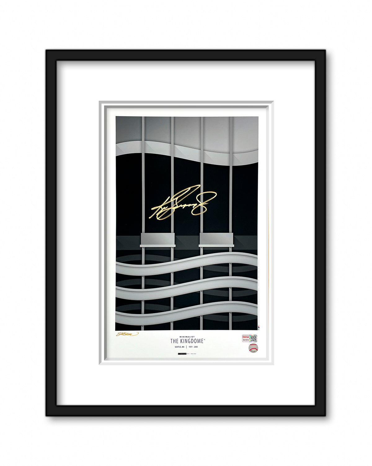 Minimalist Kingdome - Ken Griffey Jr. Signed