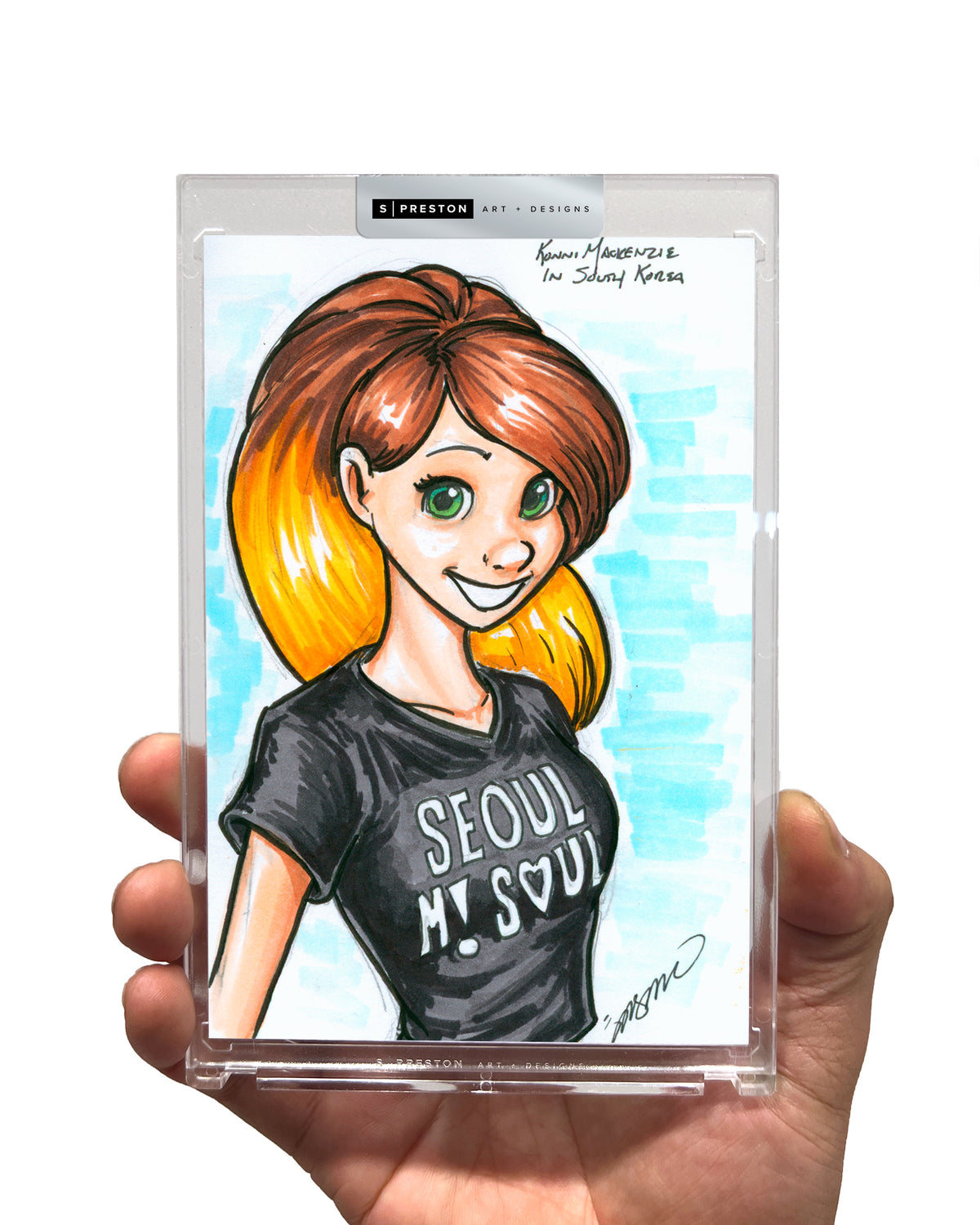 WinS® Every Day Konni Mackenzie Original Art Slab - K-POP Jump