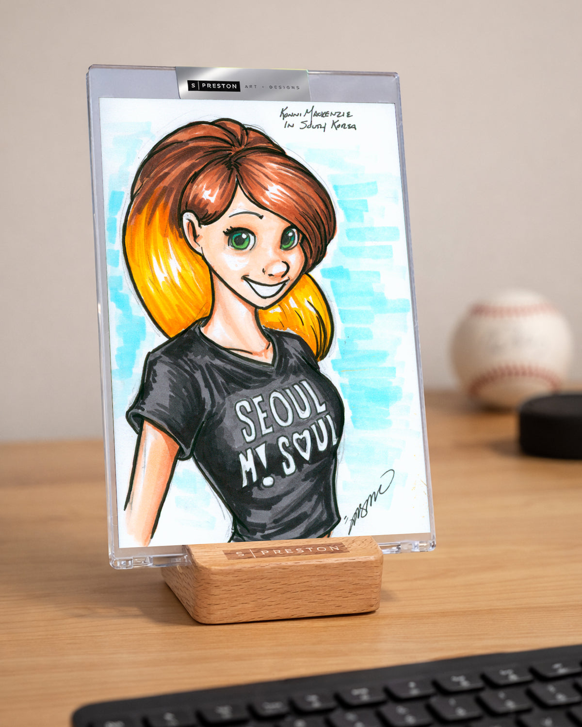 WinS® Every Day Konni Mackenzie Original Art Slab - K-POP Jump
