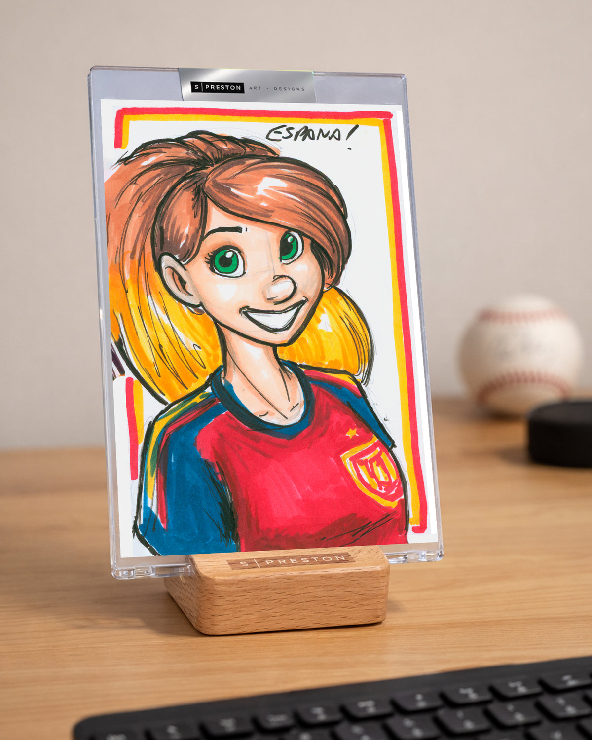 WinS® Every Day Konni Mackenzie Original Art - Espana