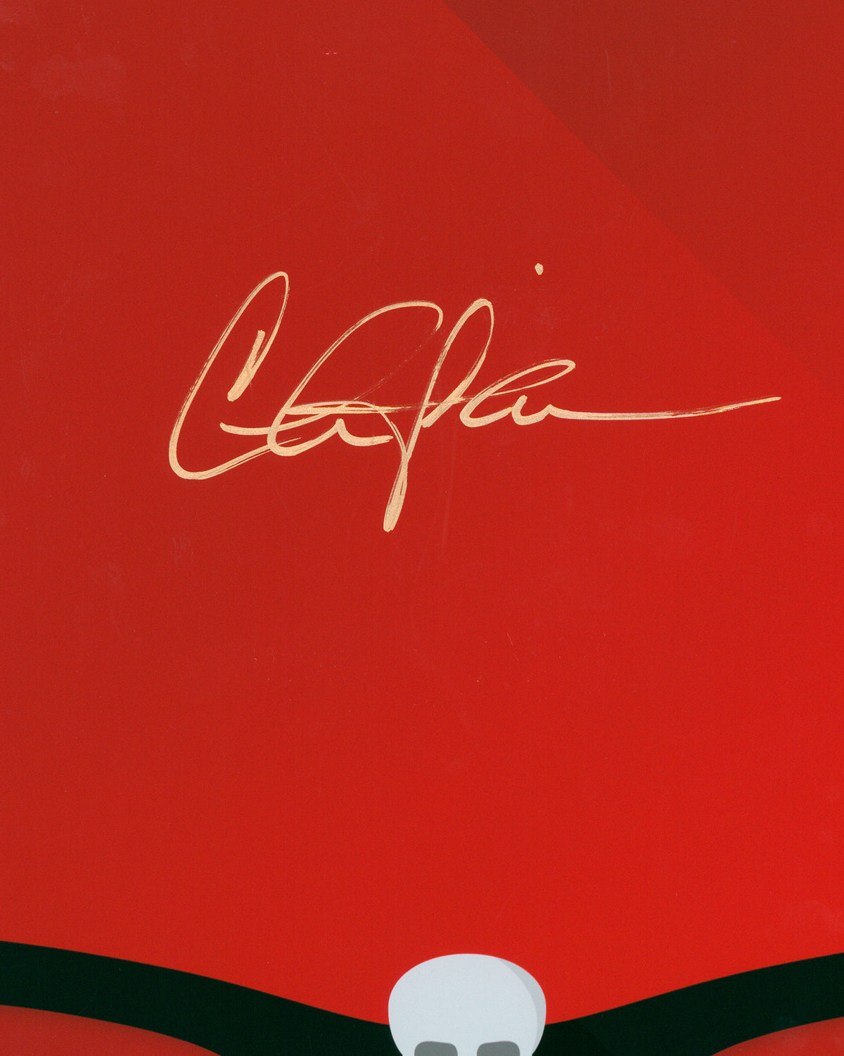 Minimalist Major League  Print - Charlie Sheen  Autographed - Authenticated