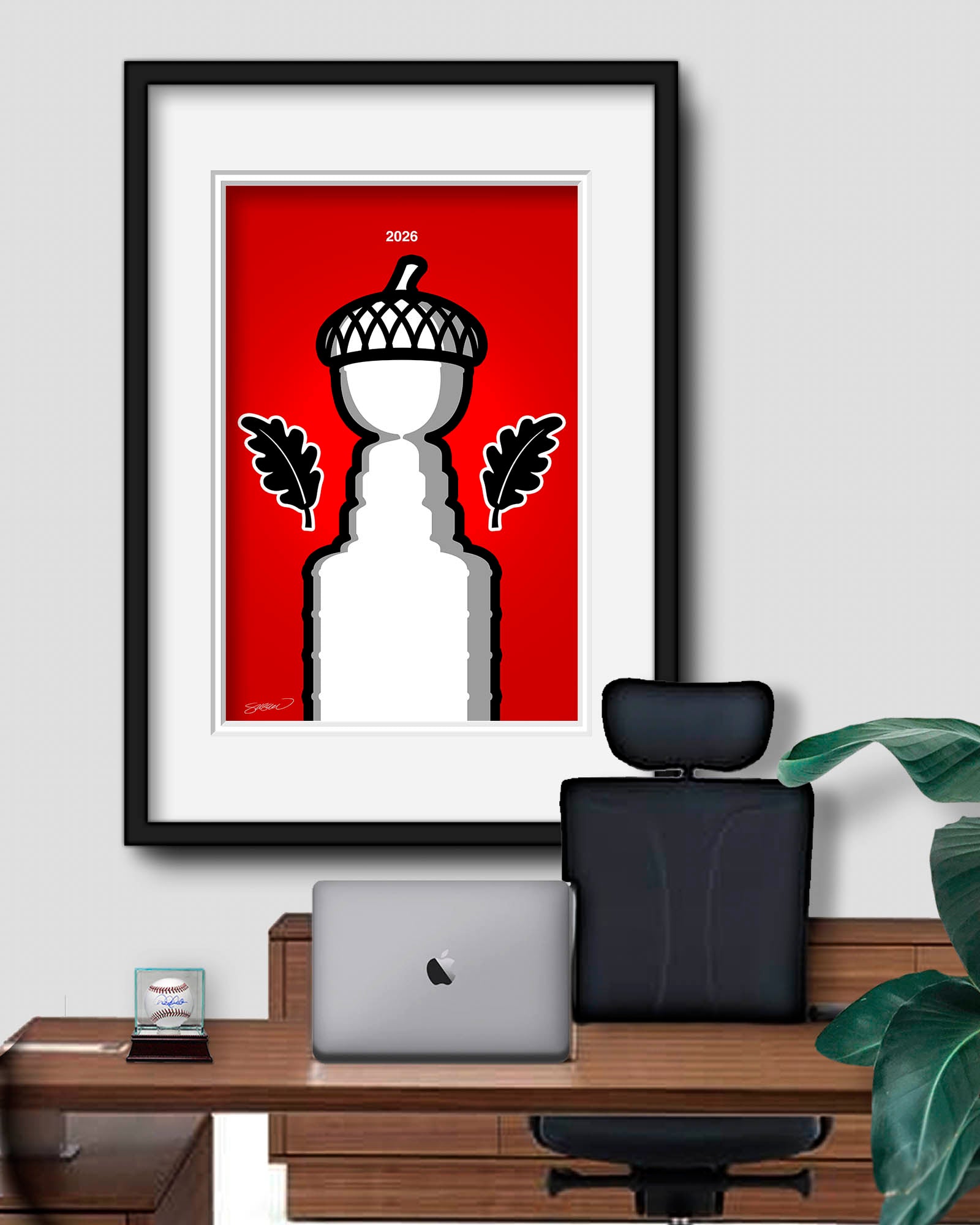 Minimalist Stanley Cup Champion 2026 Carolina Hurricanes – S