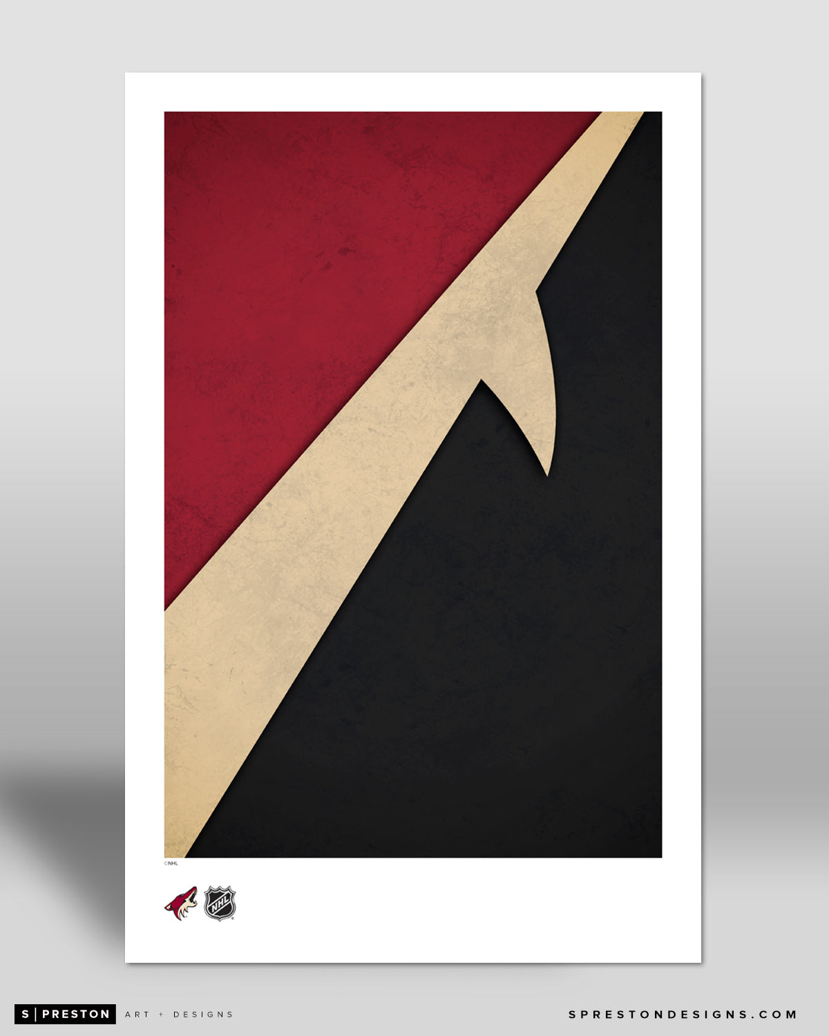 Minimalist Logo - Arizona Coyotes Poster Print - Arizona Coyotes – S ...