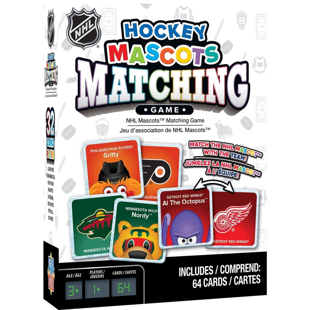 Minimalist NHL Mascot Matching Game