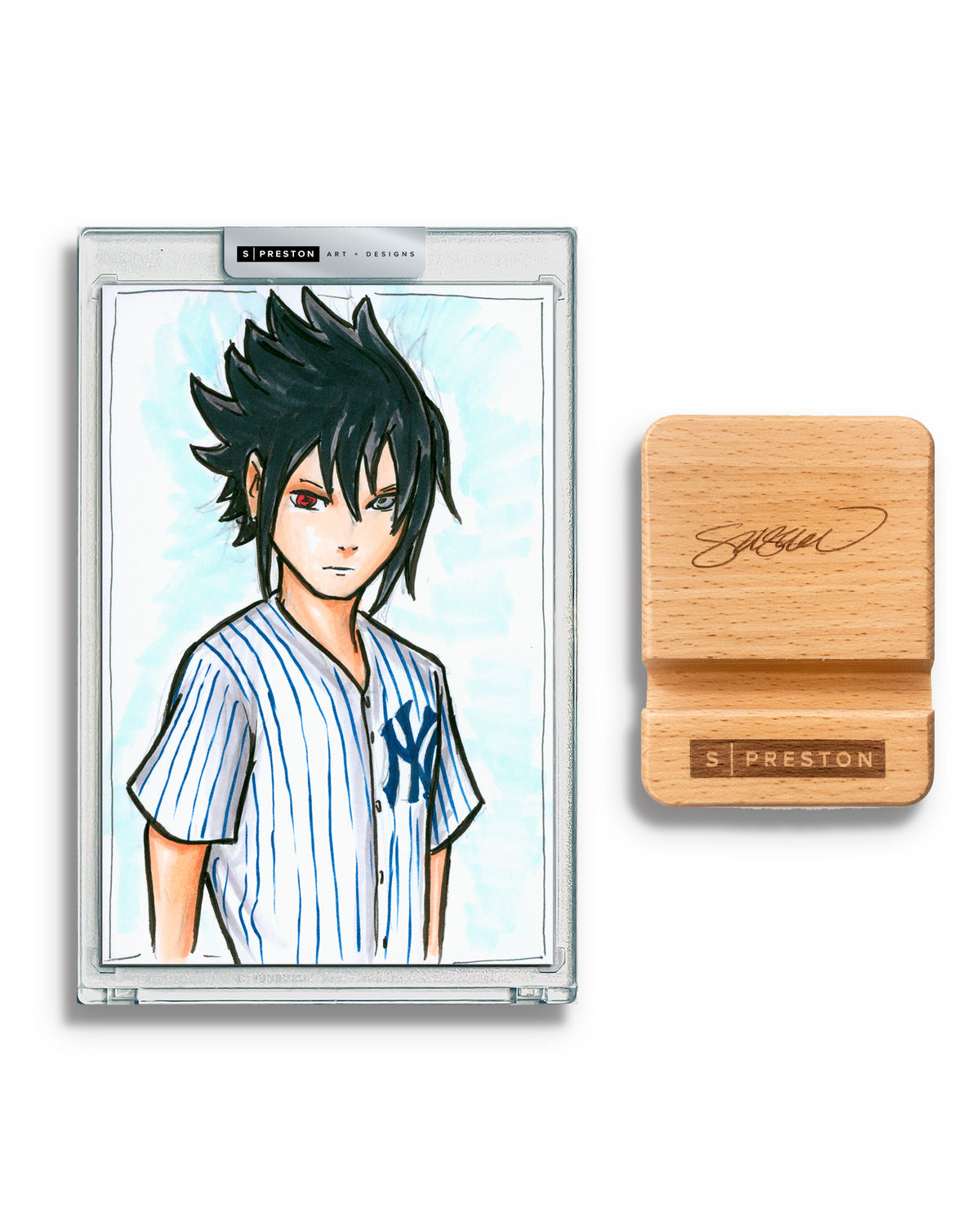 Anime Baseball Art Slab- New York Yankees - Original Art