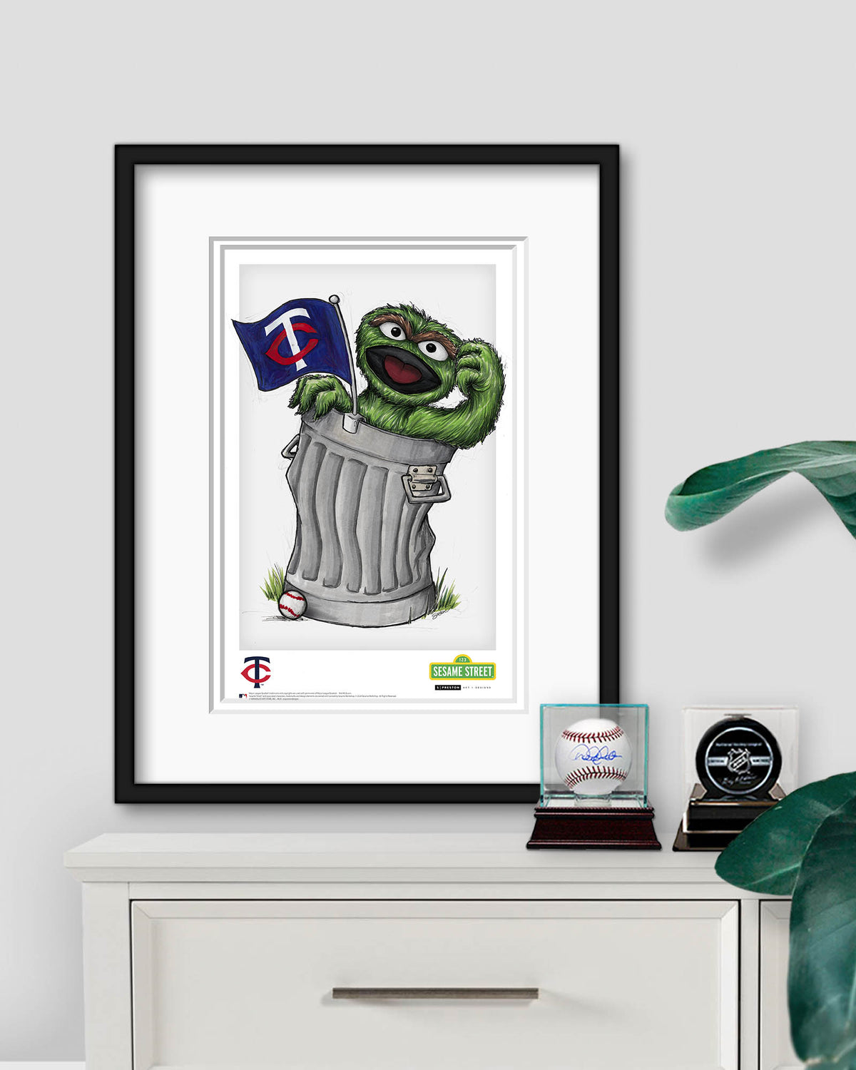 Oscar Rep Your Colours x MLB Twins Limited Edition Art Print