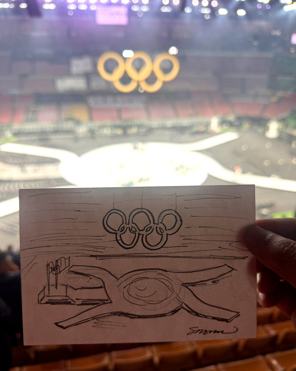 2026 Opening Ceremonies Original Art Slab