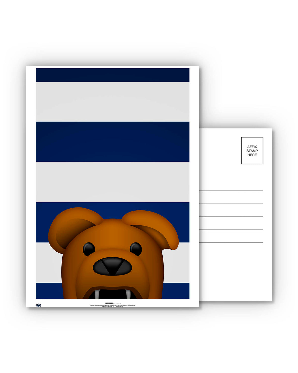 Minimalist Nittany Lion Postcard