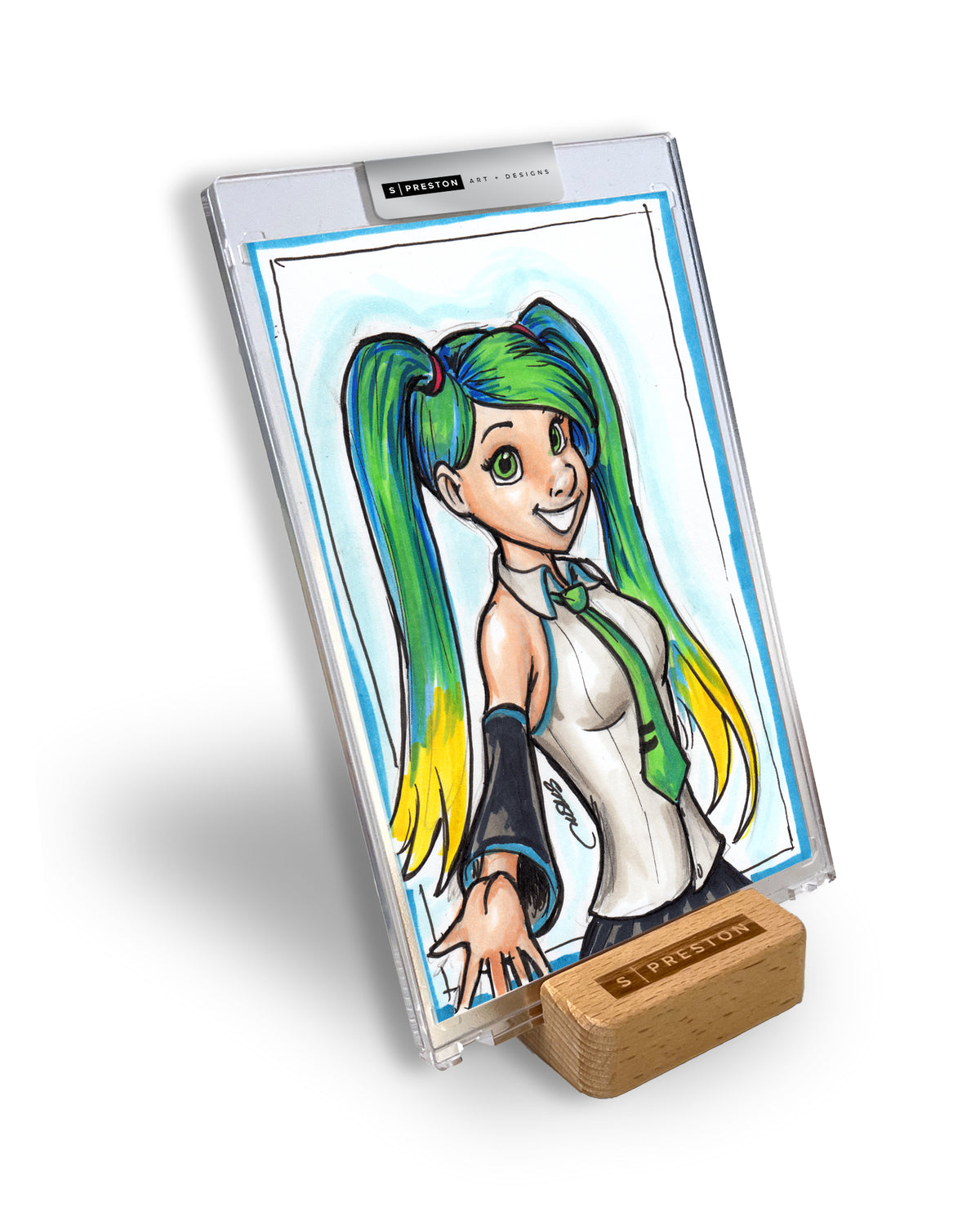 WinS® Every Day Konni Mackenzie Original Art Card Slab 2024-03-24 - Hatsume Miku