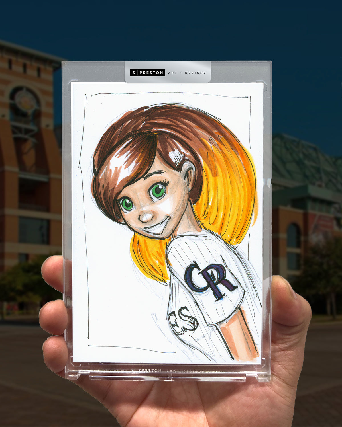 WinS® Every Day Konni Mackenzie Original Art Card Slab 2025-04-16