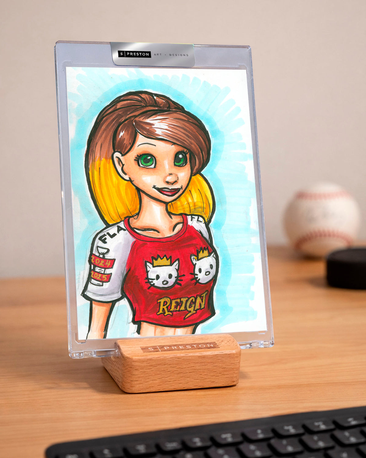 WinS® Every Day Konni Mackenzie Original Art Slab - Panthers Stanley Cup