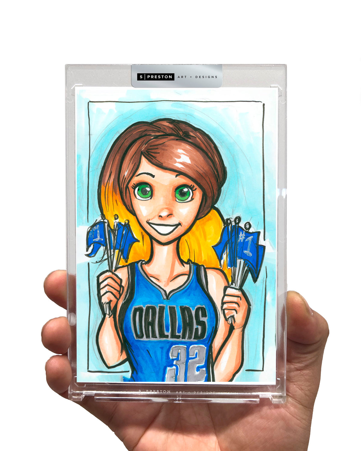 WinS® Every Day Konni Mackenzie Original Art - Cooper Flagg Draft